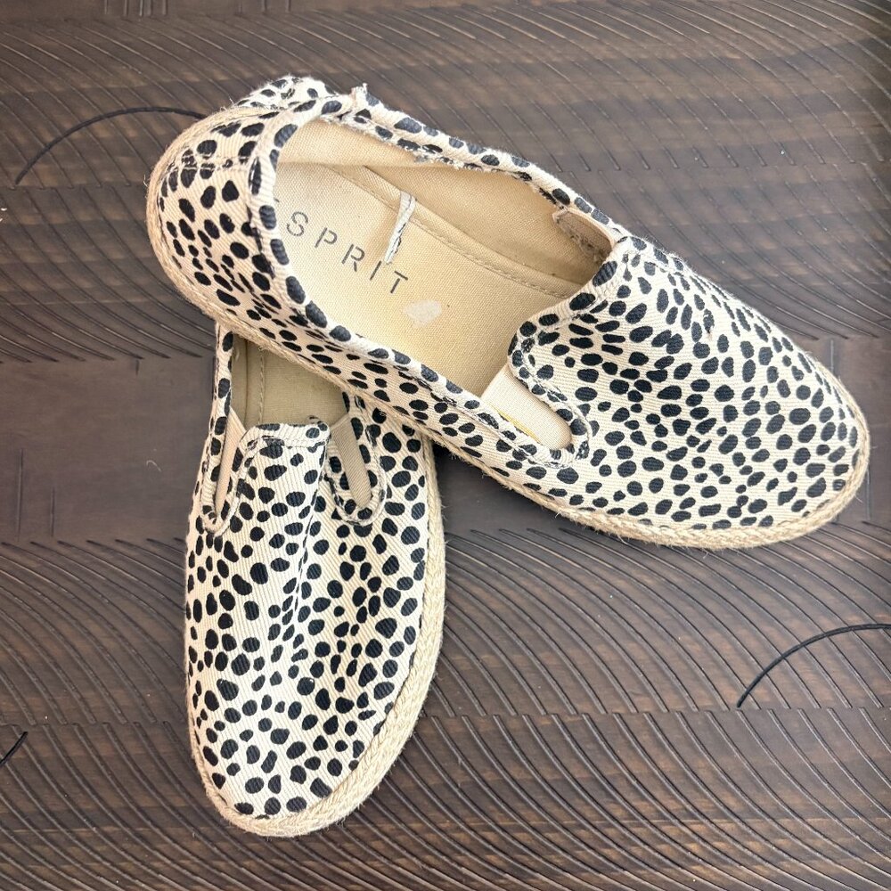 Esprit Women’s Nadine‎ Animal Print Espadrilles Slip On Size 9M
